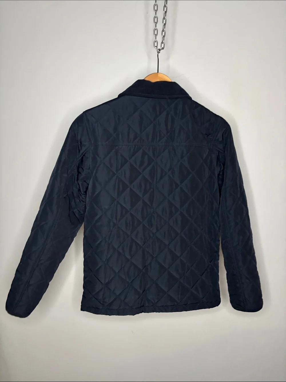 Mango Quilted Navy Puffer Jacket Women’s XS Kids Size 12